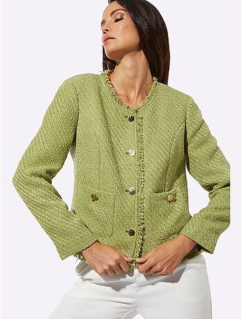 Blazer Bouclé Qualité Bouclé Légère - Taille Standard - Helline