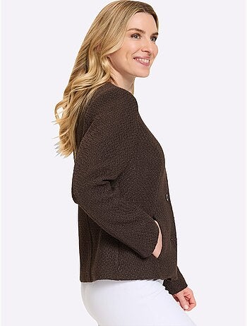 Blazer bouclé qualité bouclé tendance - taille standard - moda vilona