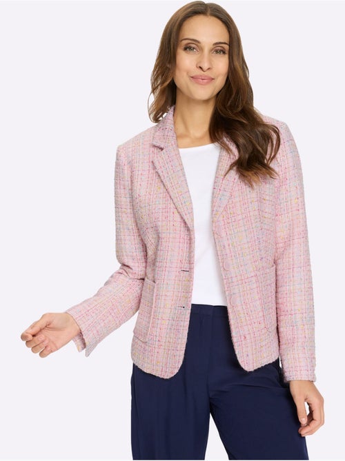 Blazer bouclé qualité bouclée - taille standard - witt - Kiabi Blazer bouclé qualité bouclée - taille standard - witt - Kiabi