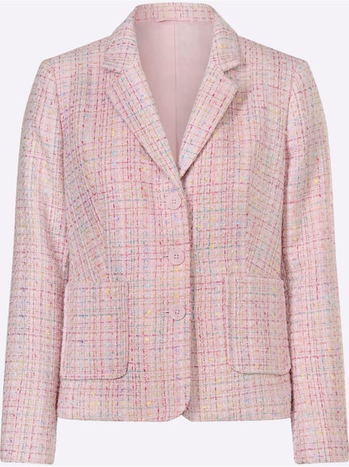 Blazer bouclé qualité bouclée - taille standard - witt - Kiabi Blazer bouclé qualité bouclée - taille standard - witt - Kiabi