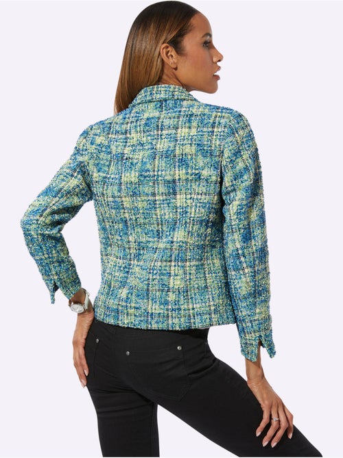 Blazer Bouclé Qualité Joliment Chatoyante - Taille Standard - Helline - Kiabi Blazer Bouclé Qualité Joliment Chatoyante - Taille Standard - Helline - Kiabi