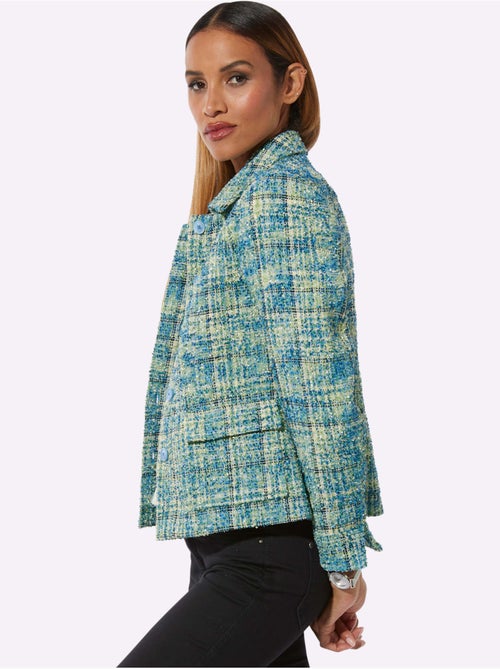 Blazer Bouclé Qualité Joliment Chatoyante - Taille Standard - Helline - Kiabi Blazer Bouclé Qualité Joliment Chatoyante - Taille Standard - Helline - Kiabi