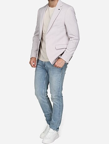 Blazer casual col tailleur