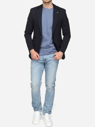 Blazer casual col tailleur