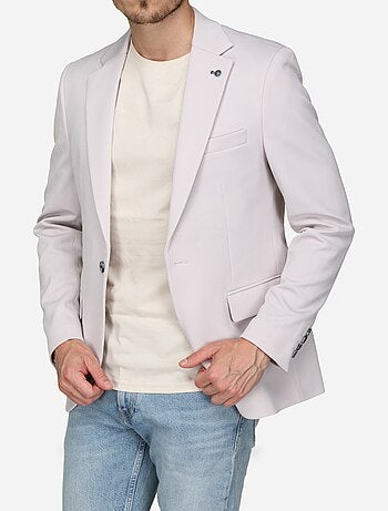 Blazer casual col tailleur