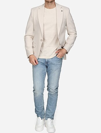 Blazer casual col tailleur