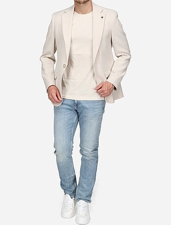 Blazer casual col tailleur