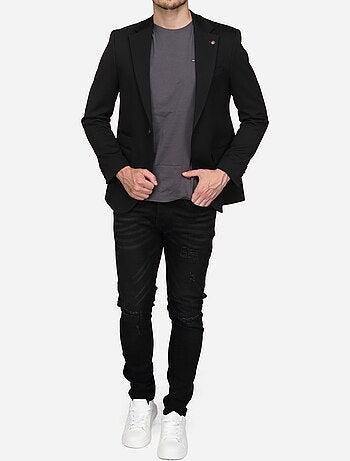 Blazer casual col tailleur
