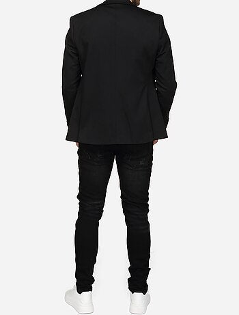 Blazer casual col tailleur
