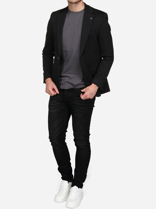 Blazer casual col tailleur - Kiabi