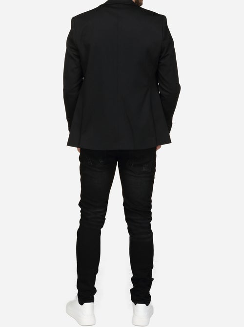 Blazer casual col tailleur - Kiabi