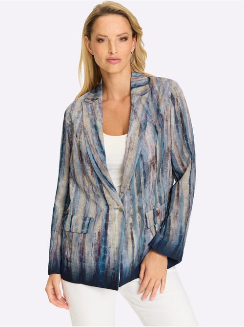 Blazer Chemisier Dégradé En Batik - Taille Standard - helline - Kiabi