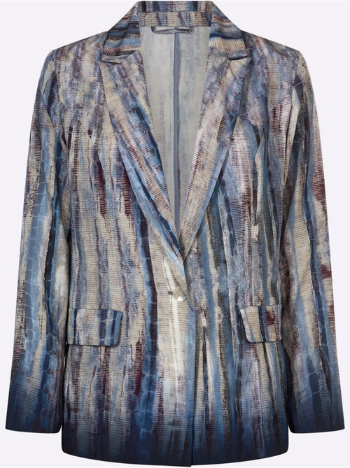 Blazer Chemisier Dégradé En Batik - Taille Standard - helline - Kiabi