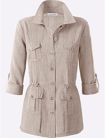Blazer chemisier imitation lin - taille standard - witt