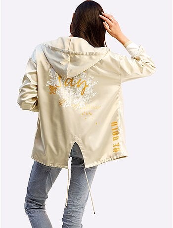 Blazer Chemisier Qualité Satin Légèrement Brillante - Taille Standard - Helline
