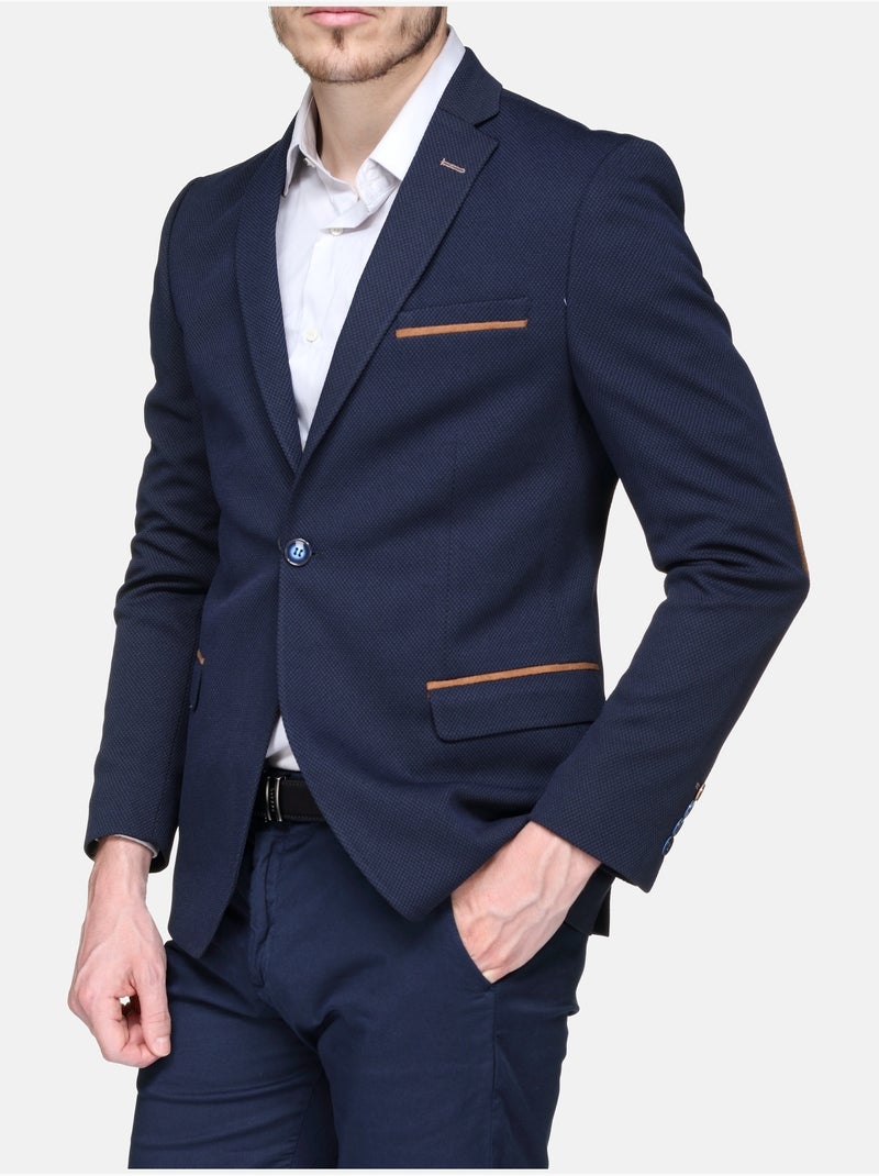 Blazer cintré Bleu Beige - Kiabi
