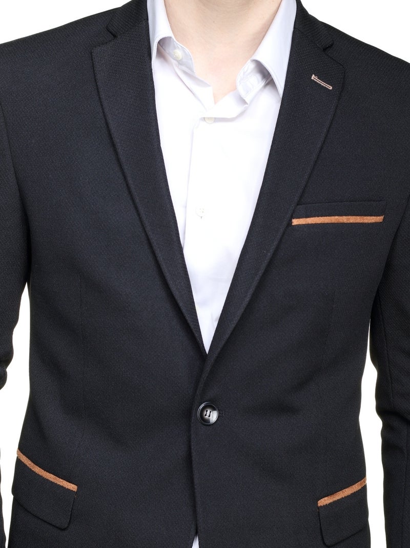 Blazer cintré Noir - Kiabi