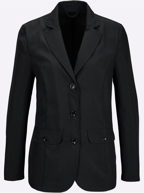 Blazer classique avec col à revers et poches à rabat - Taille standard - Moda Vilona - Kiabi Blazer classique avec col à revers et poches à rabat - Taille standard - Moda Vilona - Kiabi