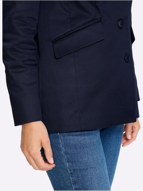 Blazer Col à Revers à Effet Affinant - Taille Standard - Helline - Kiabi Blazer Col à Revers à Effet Affinant - Taille Standard - Helline - Kiabi