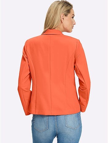 Blazer col à revers à effet affinant - taille standard - helline