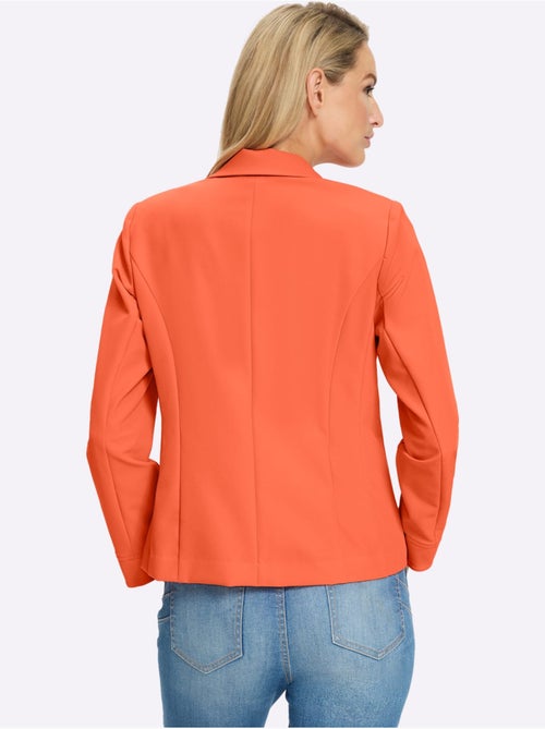 Blazer Col à Revers à Effet Affinant - Taille Standard - Helline - Kiabi Blazer Col à Revers à Effet Affinant - Taille Standard - Helline - Kiabi