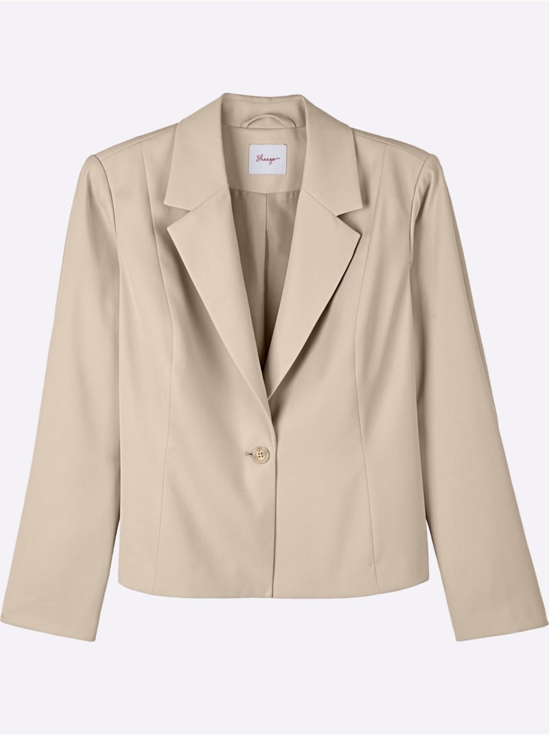 Blazer Court - Taille Standard - Sheego Beige - Kiabi