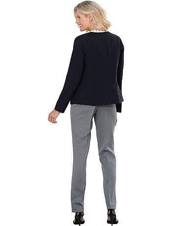 Blazer Court Aspect Soigné - Taille Standard - Moda Vilona