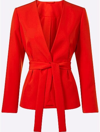 Blazer Court Ceinture - Taille Standard - Helline