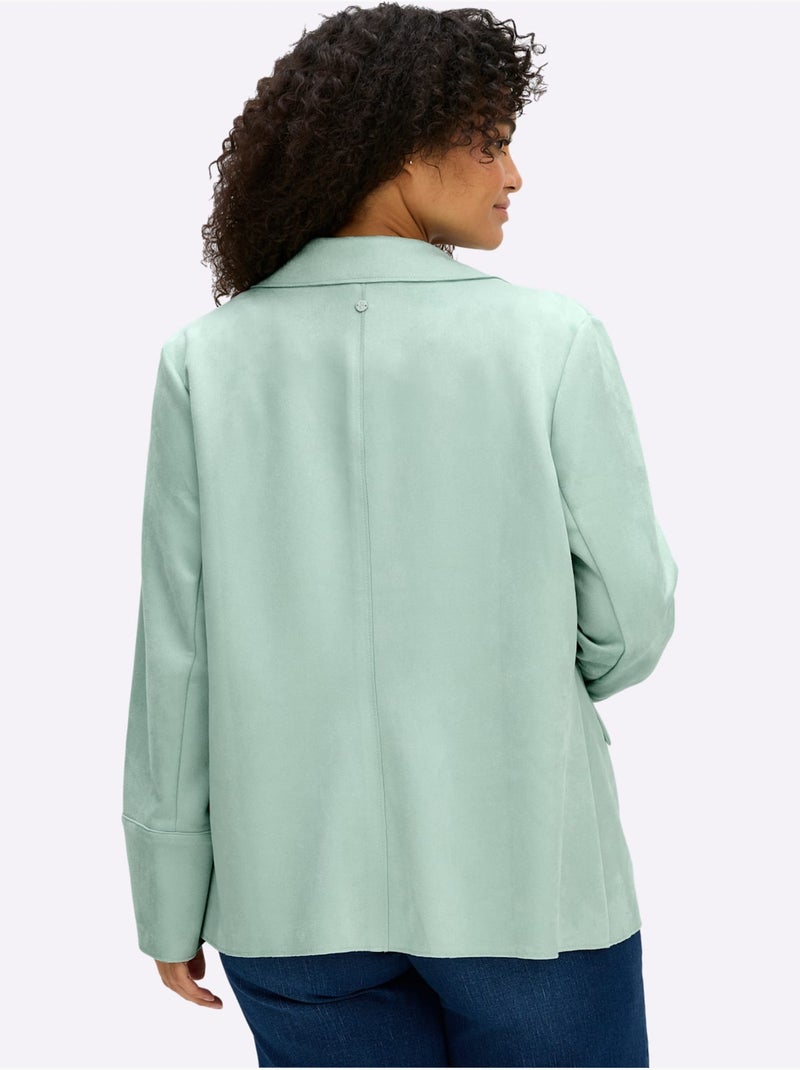 Blazer Court Coupe Moderne - Taille Standard - Sheego Menthe - Kiabi
