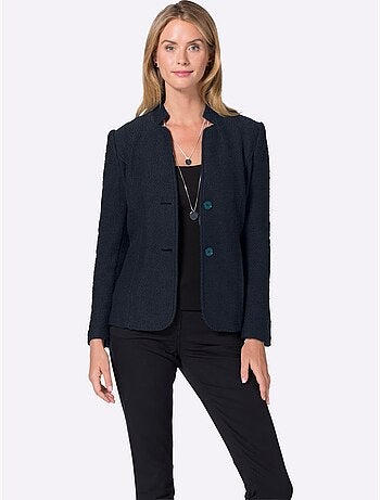 Blazer court qualité ultra-douce - taille standard - moda vilona