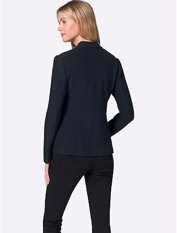 Blazer court qualité ultra-douce - taille standard - moda vilona