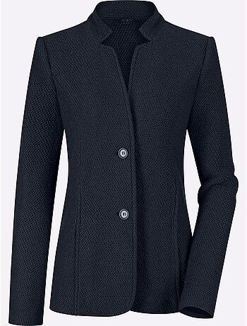 Blazer court qualité ultra-douce - taille standard - moda vilona