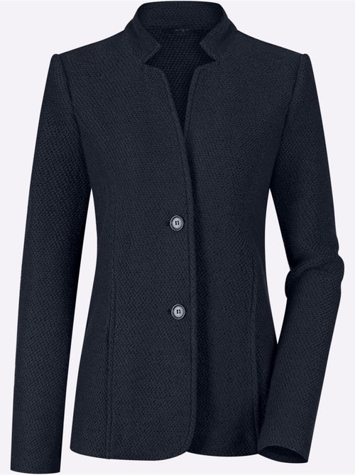 Blazer court qualité ultra-douce - taille standard - moda vilona - Kiabi Blazer court qualité ultra-douce - taille standard - moda vilona - Kiabi
