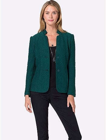 Blazer court qualité ultra-douce - taille standard - moda vilona
