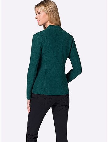 Blazer court qualité ultra-douce - taille standard - moda vilona