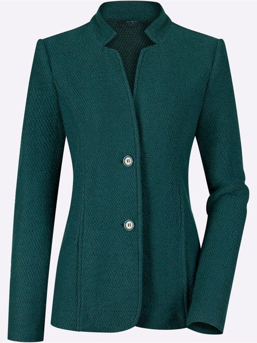 Blazer court qualité ultra-douce - taille standard - moda vilona - Kiabi Blazer court qualité ultra-douce - taille standard - moda vilona - Kiabi