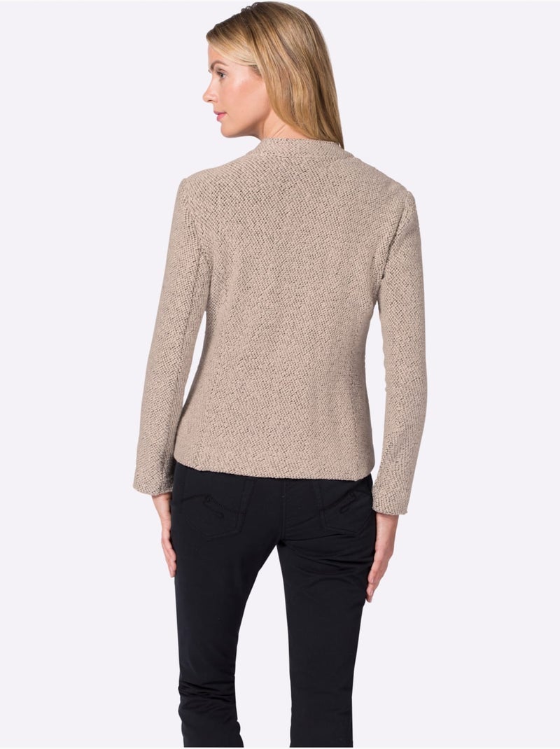 Blazer court qualité ultra-douce - taille standard - moda vilona Rose - Kiabi