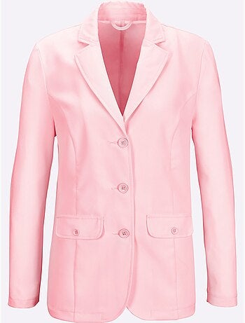 Blazer classique avec col à revers et poches à rabat - Taille standard - Moda Vilona