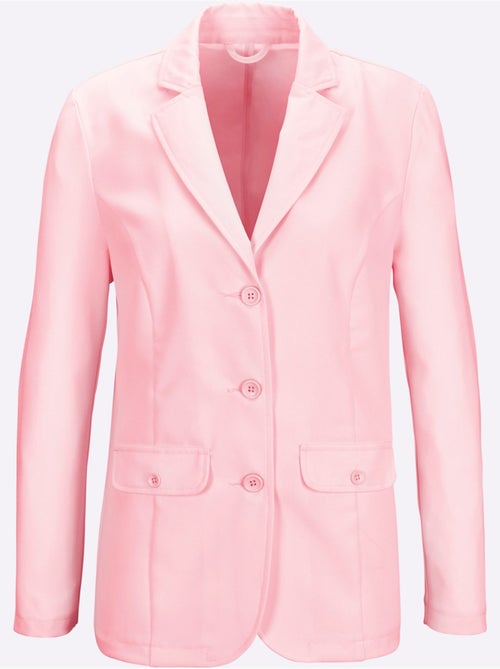 Blazer de costume femme avec col à revers et deux fausses poches - Taille standard - Moda Vilona - Kiabi Blazer de costume femme avec col à revers et deux fausses poches - Taille standard - Moda Vilona - Kiabi