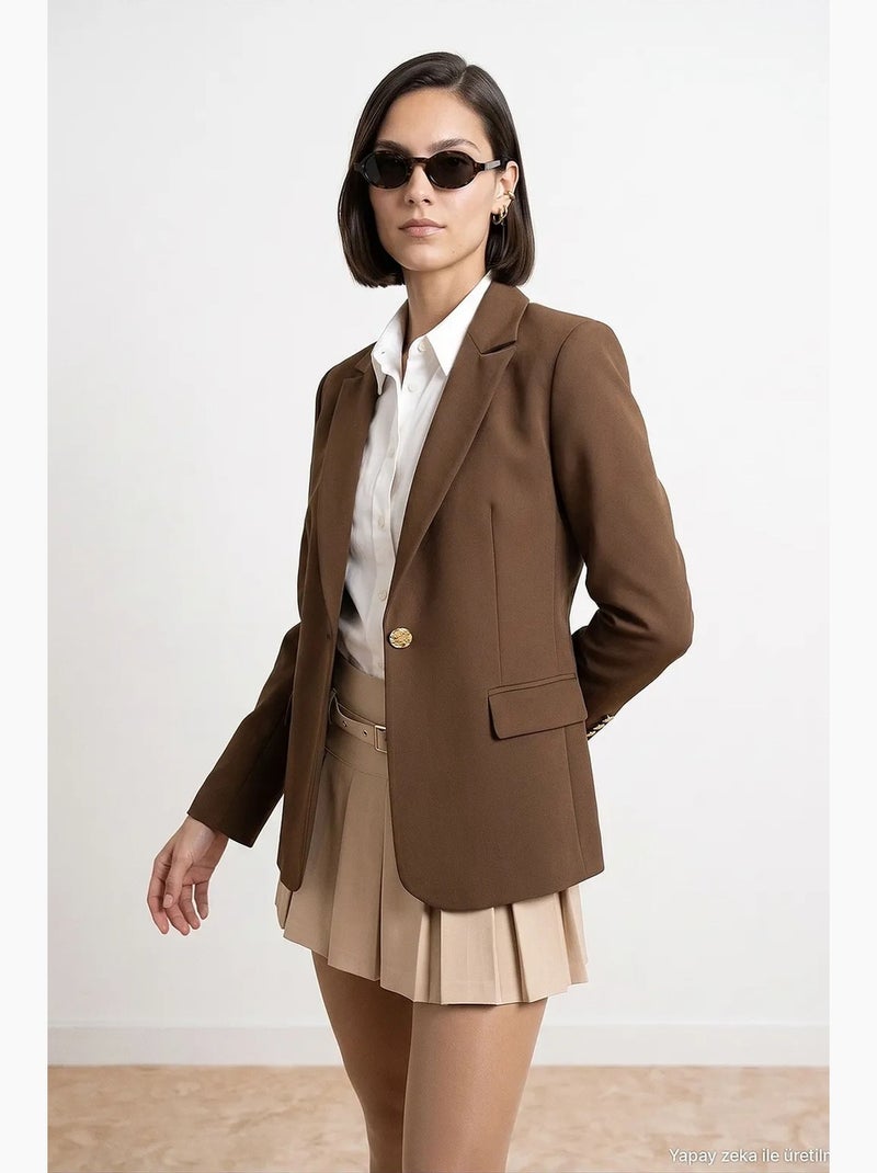 Blazer dilvin Marron - Kiabi