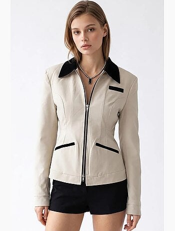 Blazer en coton mixray
