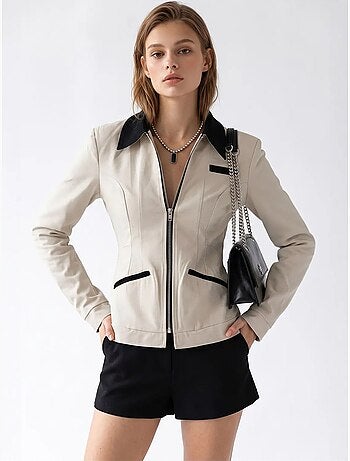 Blazer en coton mixray
