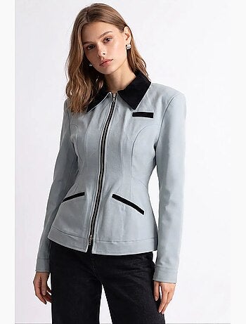 Blazer en coton mixray