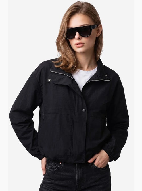 Blazer en coton mixray - Kiabi