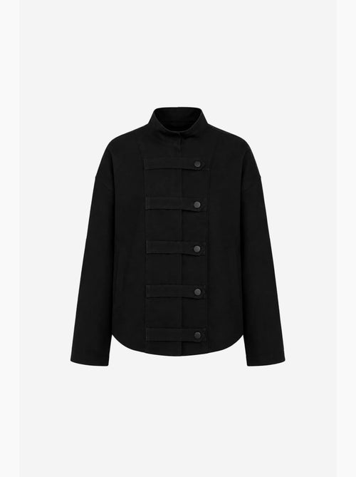 Blazer en coton mixray - Kiabi