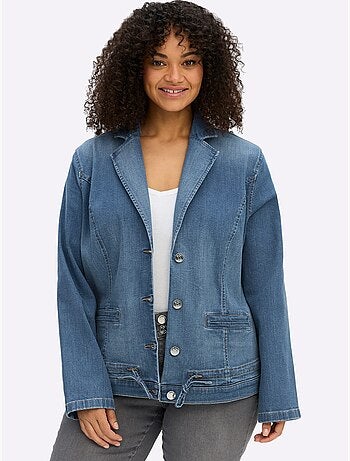 Blazer En Jean - Taille Standard - Sheego