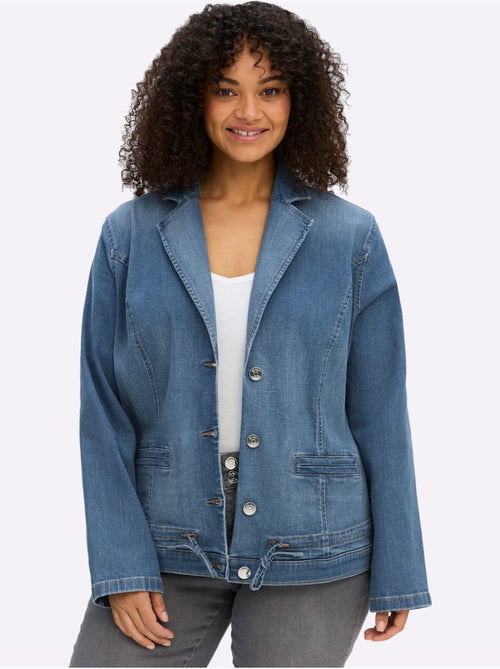 Blazer En Jean - Taille Standard - Sheego - Kiabi