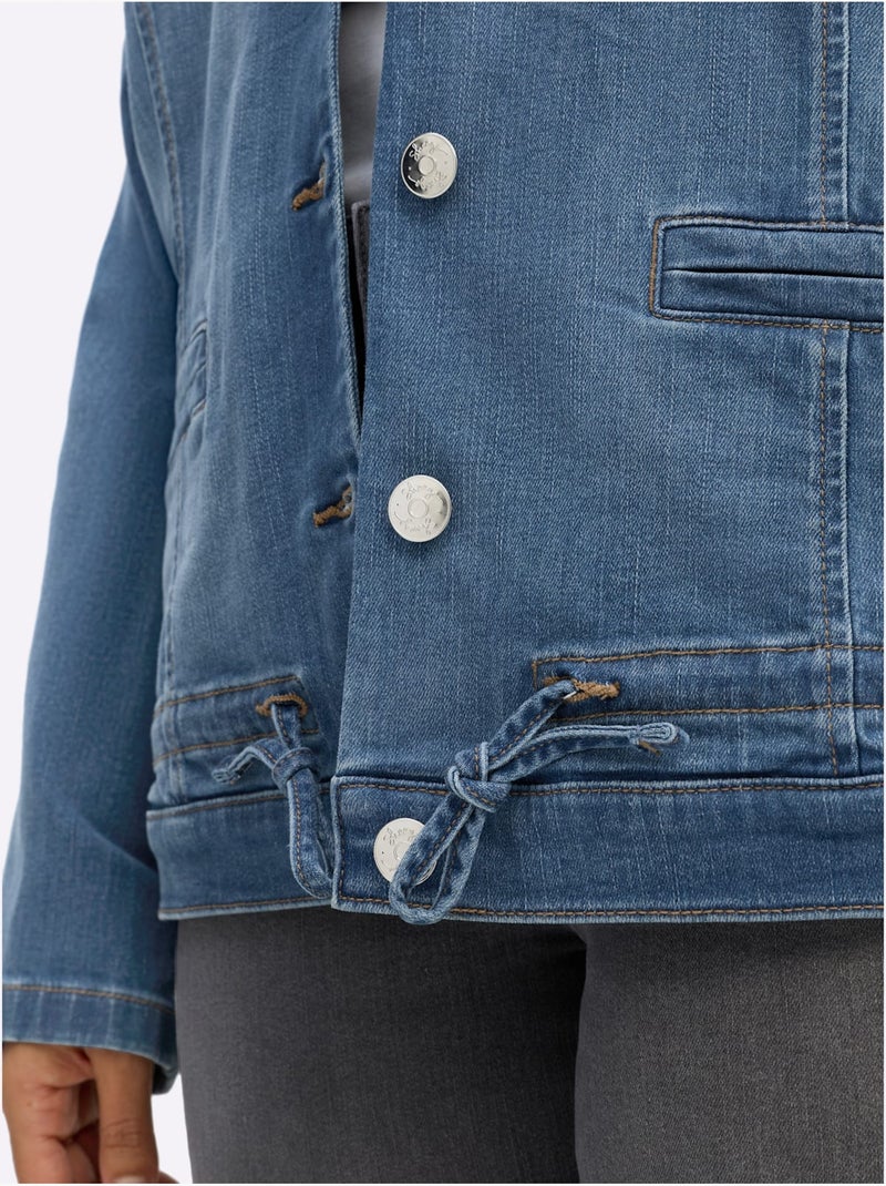 Blazer En Jean - Taille Standard - Sheego Bleu - Kiabi