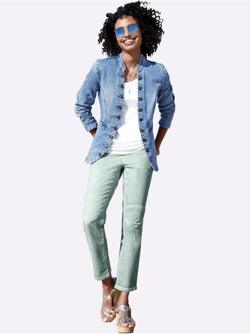 Blazer En Jean 95% Coton - Taille Standard - Helline - Kiabi