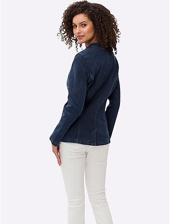 Blazer En Jean 95% Coton - Taille Standard - Helline